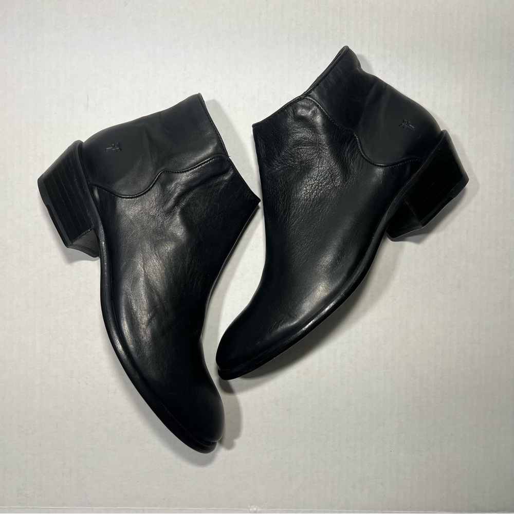 Frye Black Ankle Boots - Picture 3 of 12
